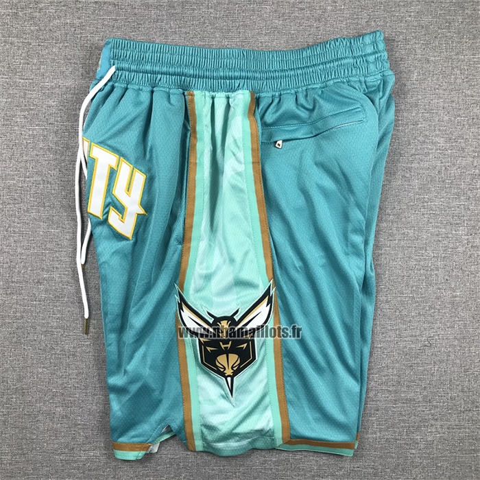 Short Charlotte Hornets Ville Just Don 2023-24 Vert